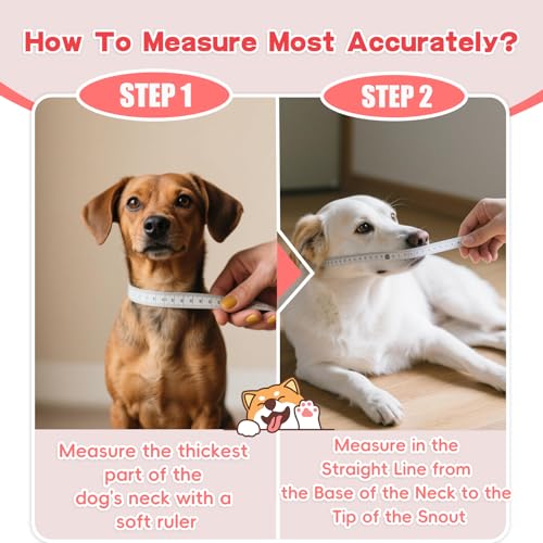 Soft Dog Cone Collar Alternative for Medium Dogs(Small&Medium Dachshund Beagle Shiba lnu), Adjustable Protective Dog Recovery Cone, Elizabethan Comfortable Neck Pillow Cone After Surgery Anti Licking