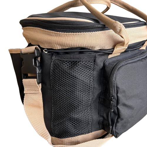 AJ Tack Premium Horse Grooming Bag Black - color: Black