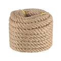 Twisted Manila Rope 1 in x 50 ft Jute Ropes Thick Hemp Rope for Railing Docks Tug of War Decorating Crafts Nautical Landscaping Swing Hammock - size: 1inch x 50feet