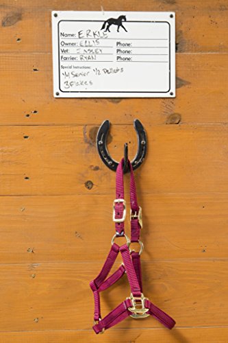 Intrepid International Durable Nylon Miniature Horse Halter w/Adjustable Chin & Throat Snap - color: Pink