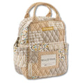Bella Taylor Lunch Tote, Quilted Lunch Bag, Prairie Meadow Patch | Lightweight quilted cotton lunch box, easy-to-clean PEVA lining, 3 outside/1 inside pocket, durable construction - color: Prairie Meadow Patch