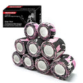 FRESINIDER 9 Rolls Self Adhesive Wrap Athletic Tape Gauze, Breathable Elastic Cohesive Bandage for Sports Injury & Pet (7 Pcs 2" x 5 Yards + 2 Pcs 1" X 5 Yards) (Camouflage Pink) - color: Camouflage Pink