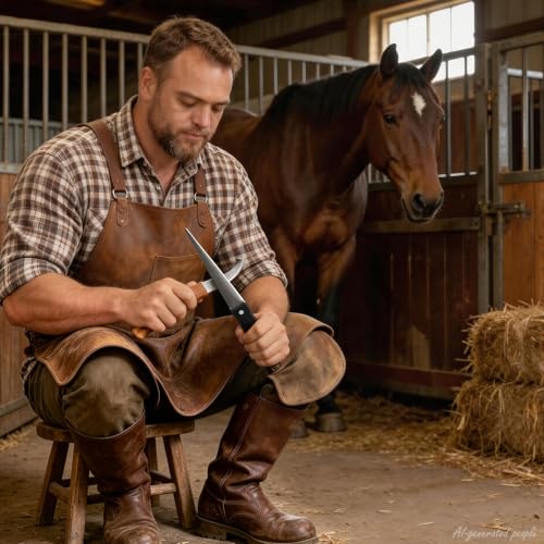 Diamond Coated Hoof Knife Sharpener with Tapered Rod for Hook Sharpening | Tapered diamond-coated rod sharpens curved hoof knife blades with fast, precise edge restoration
