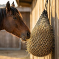 FRUITEAM Hay Nets for Horses, Heavy Duty Hay Bags with 2" Hole, Durable Hanging Hay Net for Goat Sheep, Slow Feed Hay Net with Upgraded Anti-Biting Nylon Rope (30" Length)
