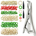 Goat Banding Kit, Livestock Castration Bander with Stainless Steel Expander Pliers, 240Pcs 4 Sizes Castrator Rings and Ring Installation Tool for Goats, Lambs, Calves, Sheep, Piglets - style: Pliers，60-S, 60-M, 60-L, 60-XL