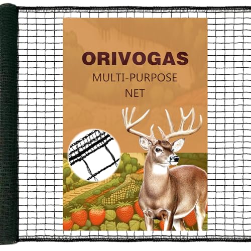 Plastic Mesh Fence Deer Fencing 4x75ft,Reinforced Edges,55gsm Heavy Duty Temporary Fence,Ideal for Garden Netting,Animal Barrier,Safety Netting, Fruit Plant Protection, Black - size: 4ft*75ft