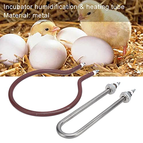 Joyzan Incubator Heater Tube Heating Element, Incubator Element Coil | Circular Tube Plate Cabinet Egg Incubators Accessories Farms Hatching Chicks Candler Turner Ducklings Poultry Brooder 200W