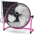 18" Solar Fan for Outside, Ultra-Quiet Solar Powered Fans for Home, 20000mAh Outdoor Waterproof Portable Ventiladores Recargables for Patios Shed Camping Livestock Gazebo Greenhouse