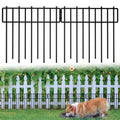 Heavy-Duty Garden Animal Barrier Fence - 3.75mm Thick, 1.2" Small Gap, 10 Pack Rustproof No Dig Panels for Yard, Garden, Dogs, Cats, Rabbits, Flower Beds,Patio, Deck, Vegetable Beds, Outdoor Enclosure - size: 10.83 ft(L) X 13 in(H), 10 Pack