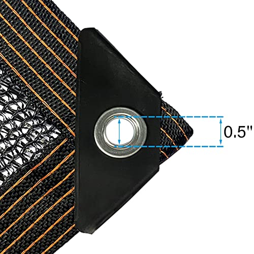 winemana 40% Shade Cloth for Garden- 4x8 FT Breathable Mesh Tarp for Vegetables & Plants, Outdoor Patio Sun Shade with Grommets - Chicken Coop, Dog Kennel Cover - size: 40%-4 FT x 8 FT