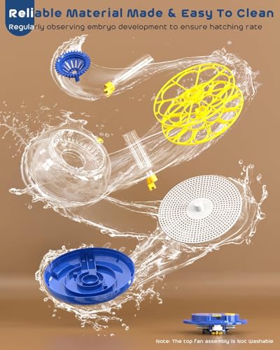 18 Egg Incubator with Automatic Egg Turning and Humidity Control,Water Refill,Egg Candler,Incubators for Hatching Chicken,Ducks,Goose,Quail,Pigeon,Parrot,Turkey for Farm, Home,Science Classroom