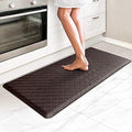 HappyTrends Kitchen Mat Cushioned Anti-Fatigue Kitchen Rug,17.3"x39",Thick Waterproof Non-Slip Kitchen Mats and Rugs Heavy Duty Ergonomic Comfort Rug for Kitchen,Floor,Office,Laundry,Chocolate | Thick,Soft and Waterproof Non-Slip Mats and Rugs Heavy Duty