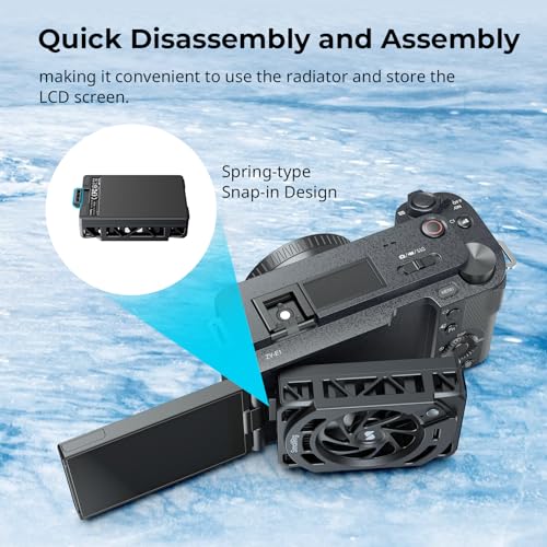 SmallRig TEC Camera Cooling Fan for Sony Mirrorless Camera, External Camera Cooling System with TEC Cooling Module for ZV-E1/ZV-E10 II/ZV-E10/ZV-1/ZV-1F/A7 IV/A7S III/A7C/A7C II/A7CR/A6700/FX3/FX30 - style: for Sony