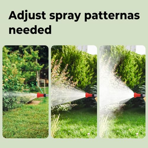Heavy Duty Adjustable Spray Gun, 3/8"Brass Hose Barb, Agricultural Spray Gun-Up to 5.5GPM, 400 PSI