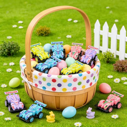 28 Pack Pull Back Cars and Trucks Toy, Small Cars Pull Back Racing Vehicles Set, Mini Toy Cars, for Toddlers, Kids Stocking Stuffers, Classroom Exchange Gifts, Gifts for Grandkids, Easter Basket - style: Pull Back Cars