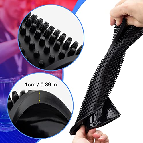 2PCS 12x6in Barber Work Station Mat for Salon, Service Mat Cushion for Bar | Flexible PVC Heavy Duty Antiskid Rubber Mat for Stations, Heat-Resistant Pad Tools for Styling Hair Dryers Hair Trimmers - size: 12x6" - 2PCS