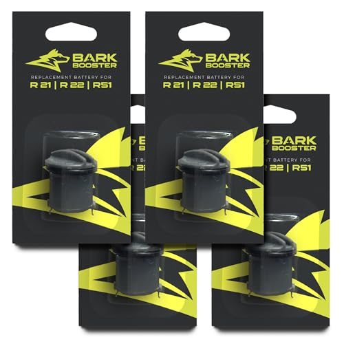 Dog Collar Batteries - Compatible with Invisible Fence Collar Batteries, Replacement Battery for R21, R22, and R51 Dog Receiver Collars (4-Pack) - size: 4-Pack