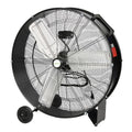 hykolity 30 inch High Velocity Drum Fan, 2-Speed Heavy Duty Industrial Shop Fan Up to 9300 CFM, Commercial Floor Fan for Warehouse, Workshop, Garage and Basement, Black - size: 30 Inch