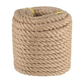 Twisted Manila Rope 1 in x 164 ft Thick Hemp Rope Natural Jute Ropes for Railing Docks Tug of War Decorating Crafts Nautical Landscaping Swing Hammock - size: 1inch x 164feet
