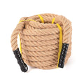 Natural Jute Rope, Heavy Duty Thick Rope, 1 in x 50 ft | For indoor and outdoor crafts, nautical rope decor, railings, hammocks, swings, gardening and tug of war - size: 1 in x 50 ft