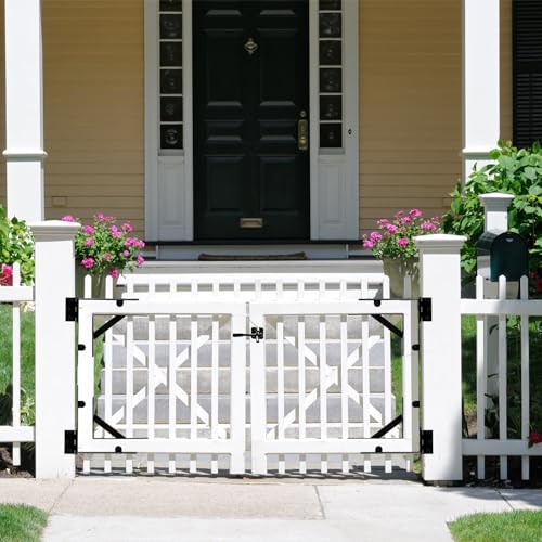 Anti Sag Gate Frame Kit, Gate Corner Bracket, Heavy Duty Brace Gate Hardware with Hinge and Gate, Wooden Fences-No Sag Gate Corner Brace Bracket for Doors, Corral Gates, Wood Windows