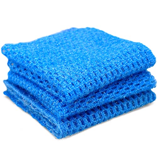 Non Scratch Dish Scrubbers for Cleaning Dishes (3PK) - Reusable Kitchen Sponge - Replace Dish Sponges for Washing Dishes - Best Household Scrubbing Pad & Alternative Dishwashing Scrub Pads Supplies - color: 3pk All Purpose