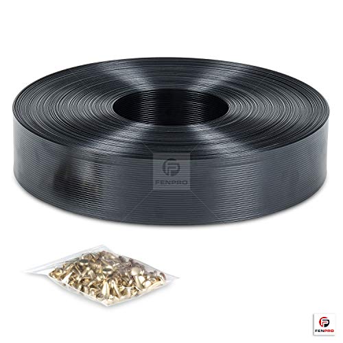 Chain Link Fence Privacy Tape 250 ft (40 SqFt) (Obsidian Black) | Gardening, Outdoor Wall, Balcony, Patio, Yard, Injury Prevention, Safety Fence Cover for Dog, Other Pet Hedge Slats - color: Obsidian Black