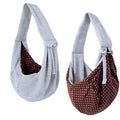 iPrimio Reversible Pet Sling Carrier for Cats and Dogs, Hands Free, Grey | Hands free reversible sling for small cats and dogs. Soft padded pouch with an adjustable shoulder strap for walks or trips.
