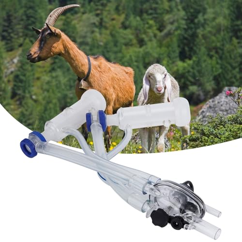 Milking Machine Teat Cup, Goat Milking Cluster Milk Collector Goat Milker Machine Goat Milk Machine Teat Cups Goat Milking Supplies