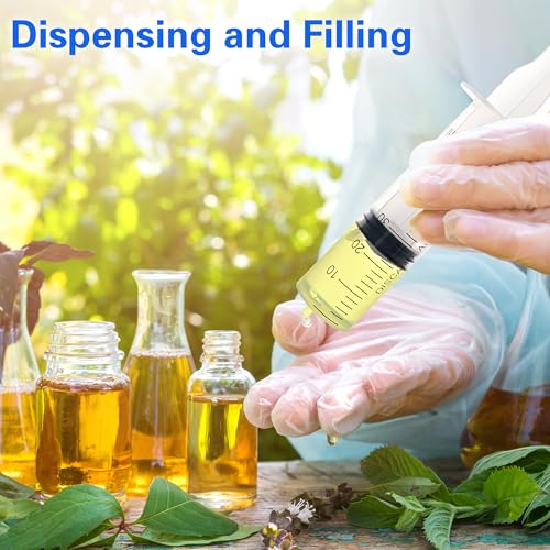 12pack 60ml Large Syringes Without Needle, With Cap for Liquid, Measuring, Ink Refilling, Oil, Liquids Glue Applicator, Individually Sealed - style: 60ML