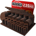 Felt Furniture Pads X-PROTECTOR 235 PCS Premium Furniture Pads - Felt Pads Furniture Feet Best Wood Floor Protectors - Protect Your Hardwood & Laminate Flooring! | Furniture Feet Best Wood Floor Protectors - Protect Your Hardwood & Laminate Flooring! - si