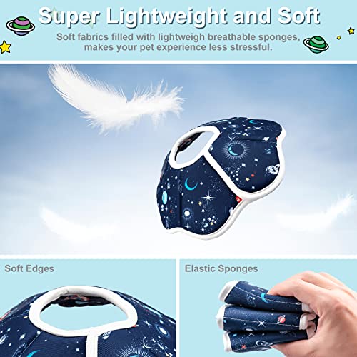 Depets Cat Cone Soft, Adjustable Recovery E-Collar for Pet Neck Size 9.5 in | Lightweight, Waterproof, Easy to Clean, Fits Kittens, Puppies, Rabbits after Surgery or Grooming, Prevents Licking Wounds