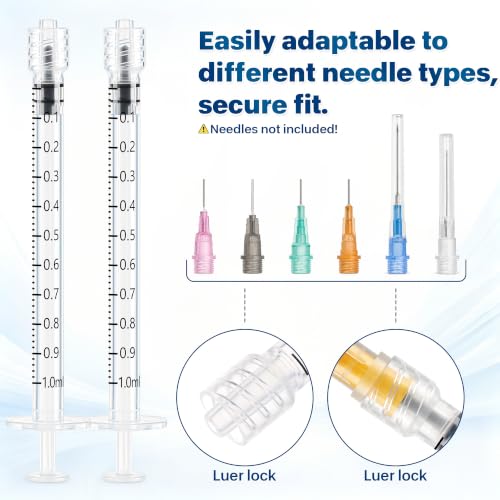 1ml Luer Slip Tip Syringe (No Needle) Individually Wrapped 100pcs