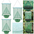 3 Pack Spotted Lanternfly Fly Traps Waterproof Ranch Fly Traps Bags Outdoor Hanging Reusable Flies Catcher with Bait Tray Effective Way to Catch Lantern Flies and Nymphs for Family Farm Garden Barn