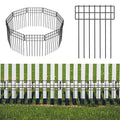 Animal Barrier Fence, 17 in(H) X 10 Ft(L) No Dig Garden Decorative Fencing | 10 Pack,Iron Wire,RustProof,Animal Barrier for Dog Rabbits - size: 17'' (H) X 10' (L)
