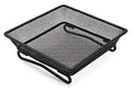 Ground Bird Feeder Tray 8 inches Square Platform Metal Mesh Seed Holder Outdoor Garden Decoration for Attracting Wild Birds