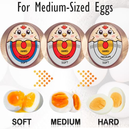 Nobleegg Egg Timer Pro2 Boiling Soft Medium Hard Eggs Kitchen Gadget Tricolor Certified - color: Tricolor
