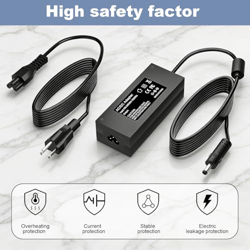 12V Power Cord for Nurture Right 360° Egg Incubator Compatible with Nurture Right 360° Egg Incubator Parts for Temperature Humidity Control Hatching Charger Power Adapter Cord