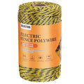 Electric Fence Wire, 700ft 213m, Polywire for Portable Livestock Fencing, 6 Stainless Steel Strands for Reliable Conductivity and Rust Resistance, UV Resistant - size: 700 Feet/213 Meters