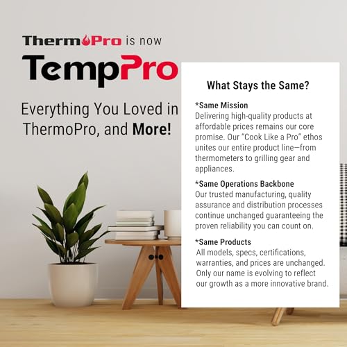 TempPro TP50 Digital Hygrometer Indoor Thermometer Room Thermometer and Humidity Gauge with Temperature Humidity Monitor(Previously ThermoPro) (Pack of 3) - size: Classic (Pack of 3)