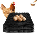 Washable Nesting Pads for Chicken Coop, Chicken Nesting Boxes for Laying Eggs, Laying Pads for Hens, Reusable Nest Mats, Black 4 Count - color: Black-4