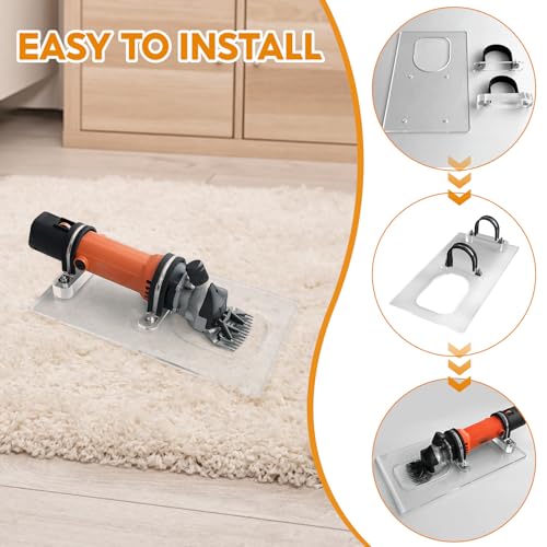 Fenteer Shearing Fur Machine Bracket Easy to Install Shearing Guide Trimmer Tool Accs Thick Carpet Clipper Bracket for Grooming Tools Sheep Shears, B - color: B