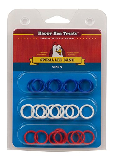 Happy Hen Treats Spiral Leg Bands-Size 9