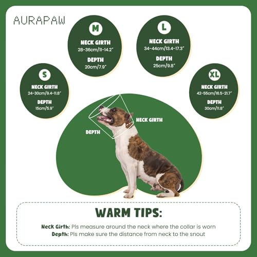 Dog Cone Collar for Dogs After Surgery,Transparent Dogs Cone Stop Licking,Foldable Dog Recovery Collars & Cones Anti-Bite Lick Protective Wound,Protective Elizabethan Collar Alternative,Green,M - color: ArmyGreen
