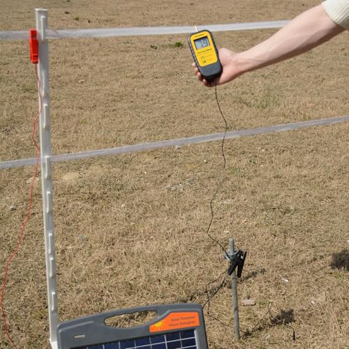 FenceMate Digital Duo Volt Meter to Check Voltage of Fence Charger&Battery | Electric Fence Tester to Check Electric Fence Charger Energizer Voltage up to 15 kV & Battery Voltage up to 40 V