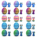 Mini 3D Printed Toys Dragon Eggs, Prefilled Easter Dragon Eggs with Dragon Inside, 3D Printed Fidget Toys for Stress Relief, Easter Basket Stuffers & Surprise Gifts for Boys and Girls (15 Pack) - color: Easter