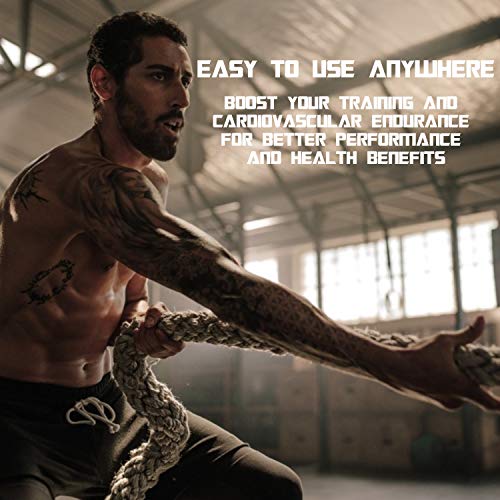VIVITORY Gym Fitness Training Climbing Ropes, Workout Gym Climbing Rope | Home Training and Fitness Workouts,1.5'' in Diameter, Available 10, 15, 25, 30 Ft