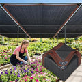 Sukh 70% Shade Cloth for Garden - 10 x 20 FT Sunblock Black Mesh Tarp | Sun Shade Sail with Grommets for Patio, Greenhouse, Outdoor Plants, Raised Beds Netting, Privacy Fence Screen for Balcony - size: 10 x 20 FT