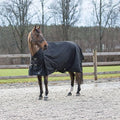 HORZE Nevada 1200D Lightweight Waterproof Horse Turnout Rain Sheet (No Fill) - Black - 69 in - size: 69 in