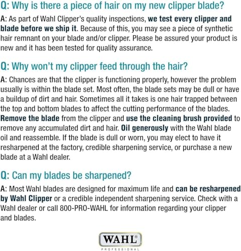 Wahl Professional Animal 30-15-10 Adjustable Blade Set, Standard, 1037-400 | Compatible with Pro Ion, Iron Horse, Show Pro Plus, U-Clip, and Deluxe U-Clip, Perfect for Cats, Dogs and Horses